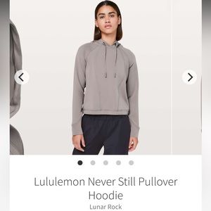 Lululemon Never Still Pullover Hoodie